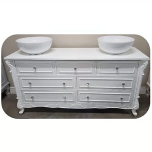 V9 7 Drawer - carved legs