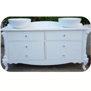 V10 6 Drawer - carved leg