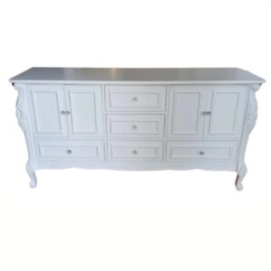 V18 2 Door / 6 Drawer & carved legs